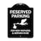 Signmission Designer Series-Reserved Parking For New Mothers & Mothers To-be, 24" x 18", BW-1824-9762 A-DES-BW-1824-9762 - alternate 1